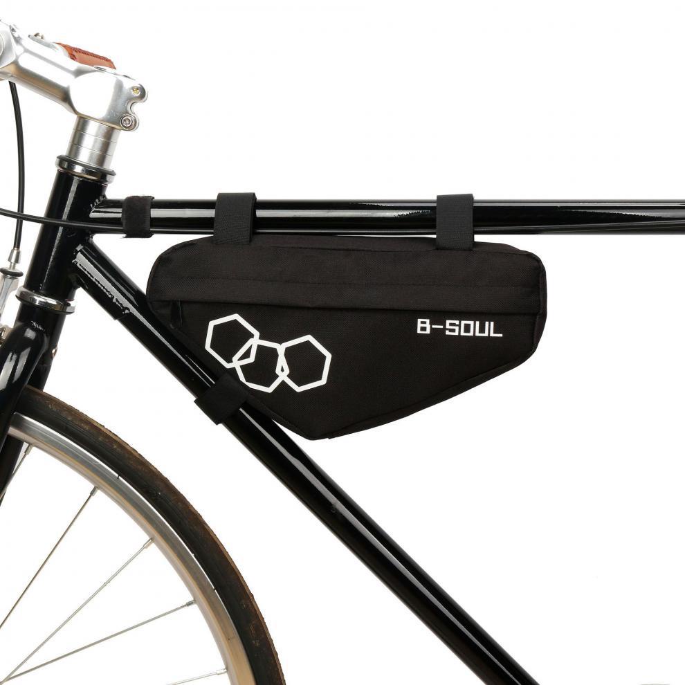 B-SOUL Tas Sepeda Serbaguna Triangle Frame Bag Pouch Tipe A - BS1A - Black