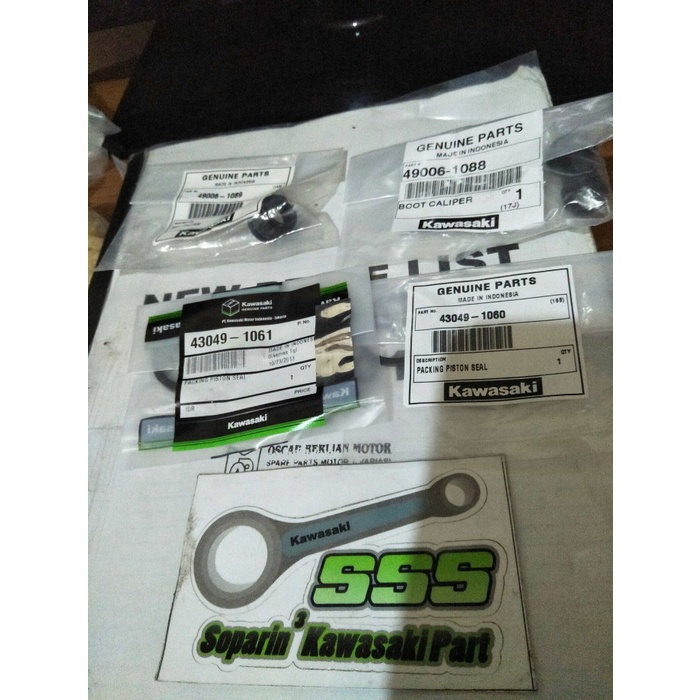 Seal Kaliper Belakang Klx Dan Karet Boot Kaliper Belakang Klx Kode 290