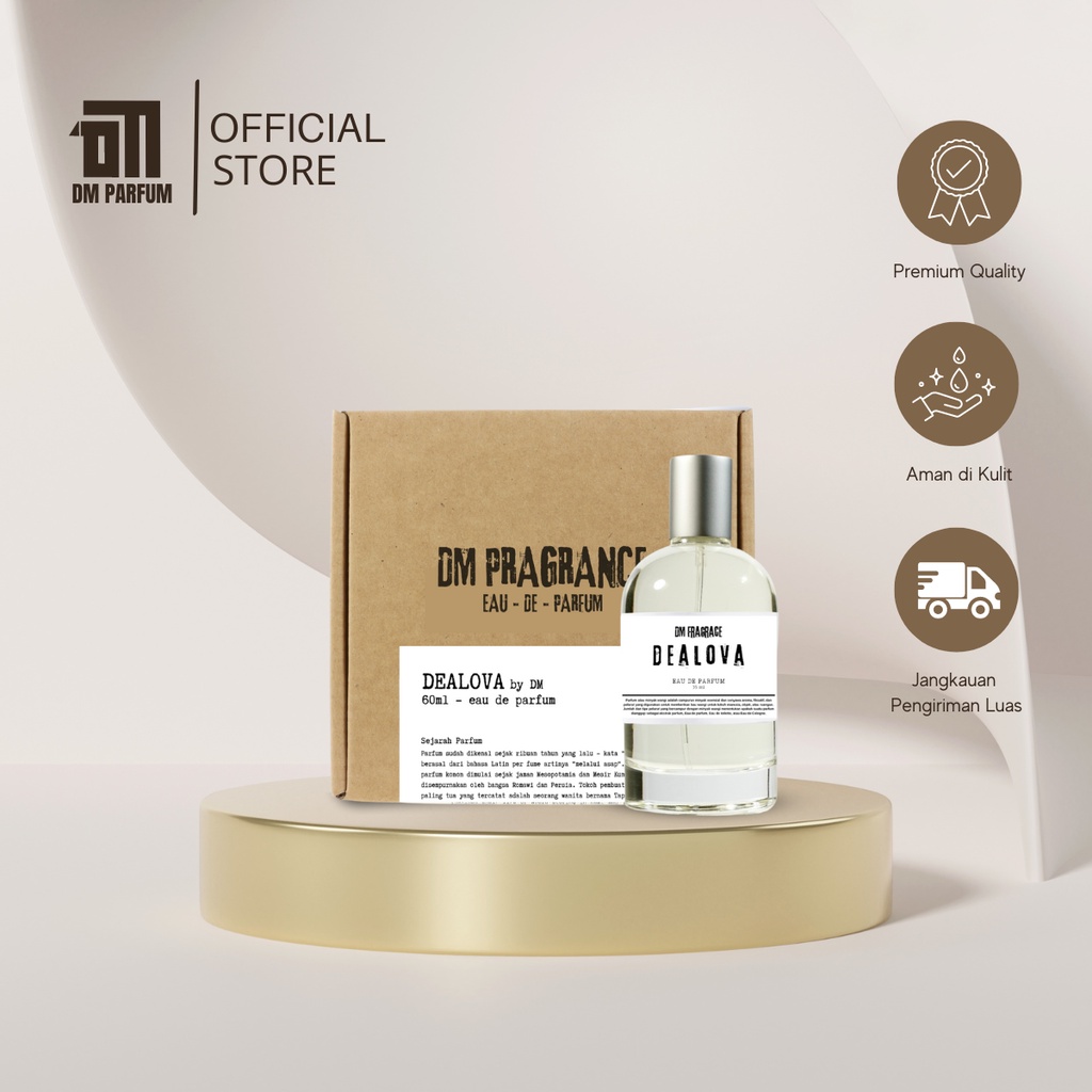 Parfum Dealova Unisex by Dm Perfume 35ml 60ml Parfum Pria dan Wanita