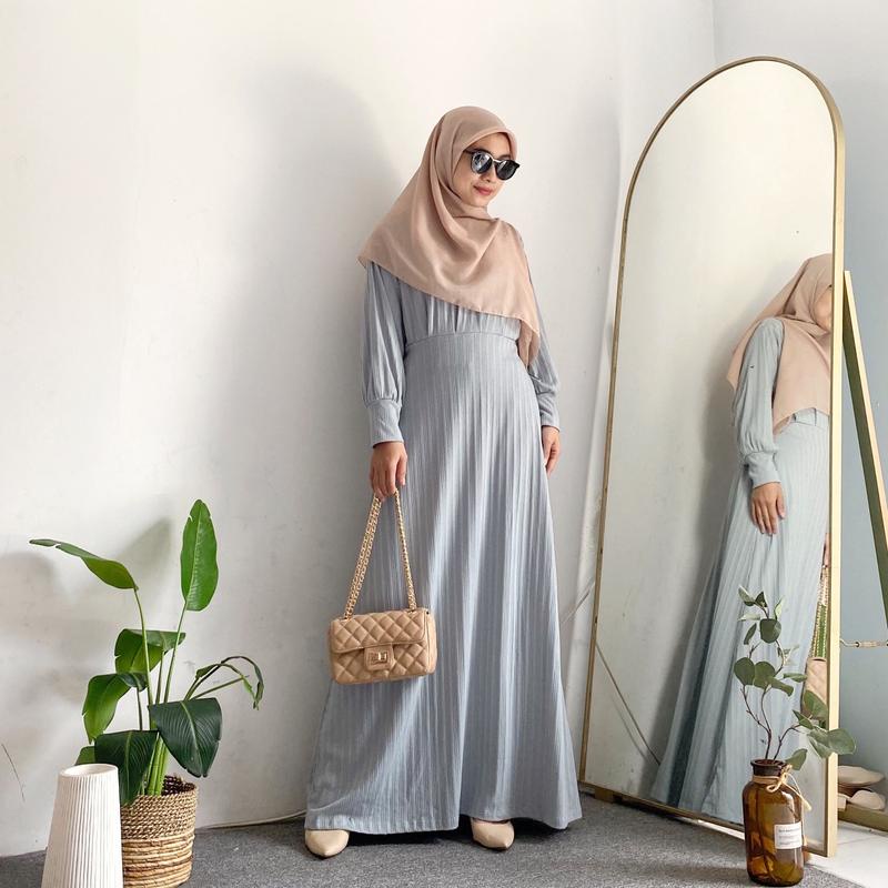 VS - Cyra gamis muslim wanita hornet knit wanita