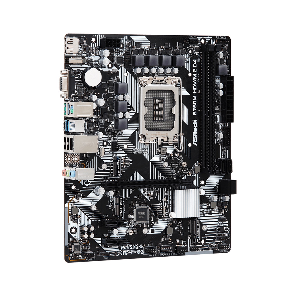 ASROCK B760M-HDV/M.2 D4 | MOTHERBOARD INTEL B760 LGA1700 DDR4 M-ATX