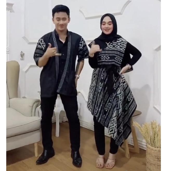 PALING DIMINATI COUPLE TENUN SIERA TORAJA DRESS TENUN BATIK KAMPUS || COUPLE TENUN || SET COUPLE TEN