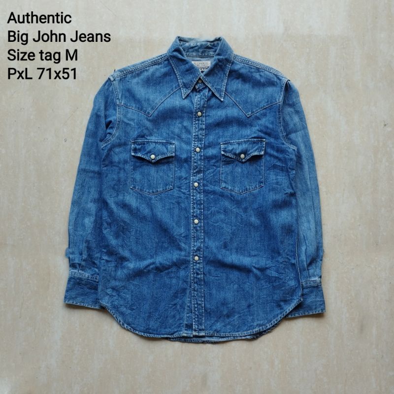Kemeja Jeans Big John Second