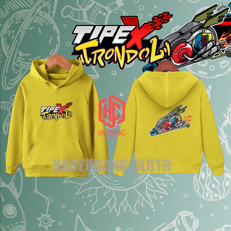 jaket hoodie anak tipex trondol racing / hoodie anak tipex trondol / sweater hoodie anak tipe x tron