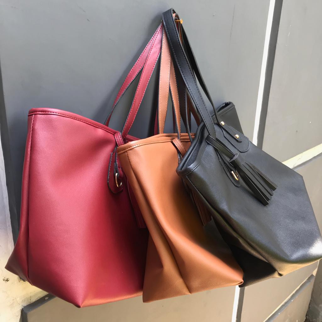 COD PROMO!!! AURA by Olivy Tas Wanita Totebag or Shoulder Bag SlingBag Wanita Tas Selempang / Tas Bahu / Tas Viral Kekinian Terbaru / Tas Kerja Wanita Premium Murah