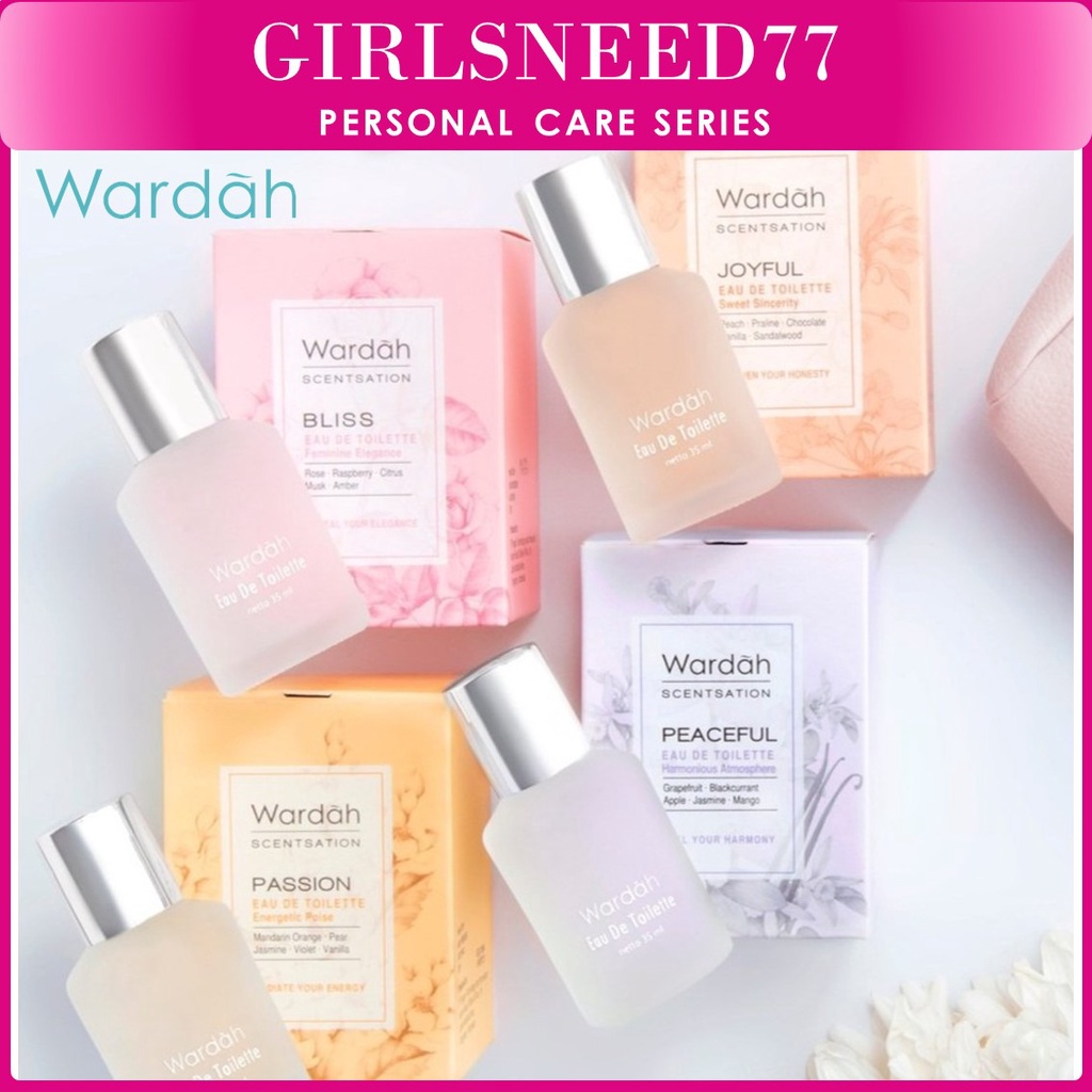 Wardah Scentsation  Eau De Toilette 35 ml - Parfum Wanita - Girlsneed77 Medan Beauty Care Cosmetics COD Skincare Kosmetik