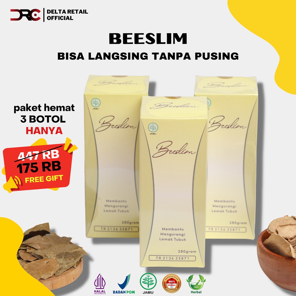BEESLIM madu diet PROMO bee slim obat langsing herbal pelangsing detoks