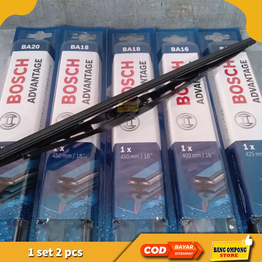 WIPER BOSCH MOBIL HONDA BRIO RS SATYA LAMA WIFER BRIO PEMBERSIH KACA MOBIL