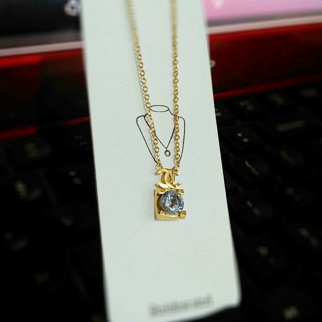 AV409 Grosir Kalung Titanium Korea Kalung Wanita