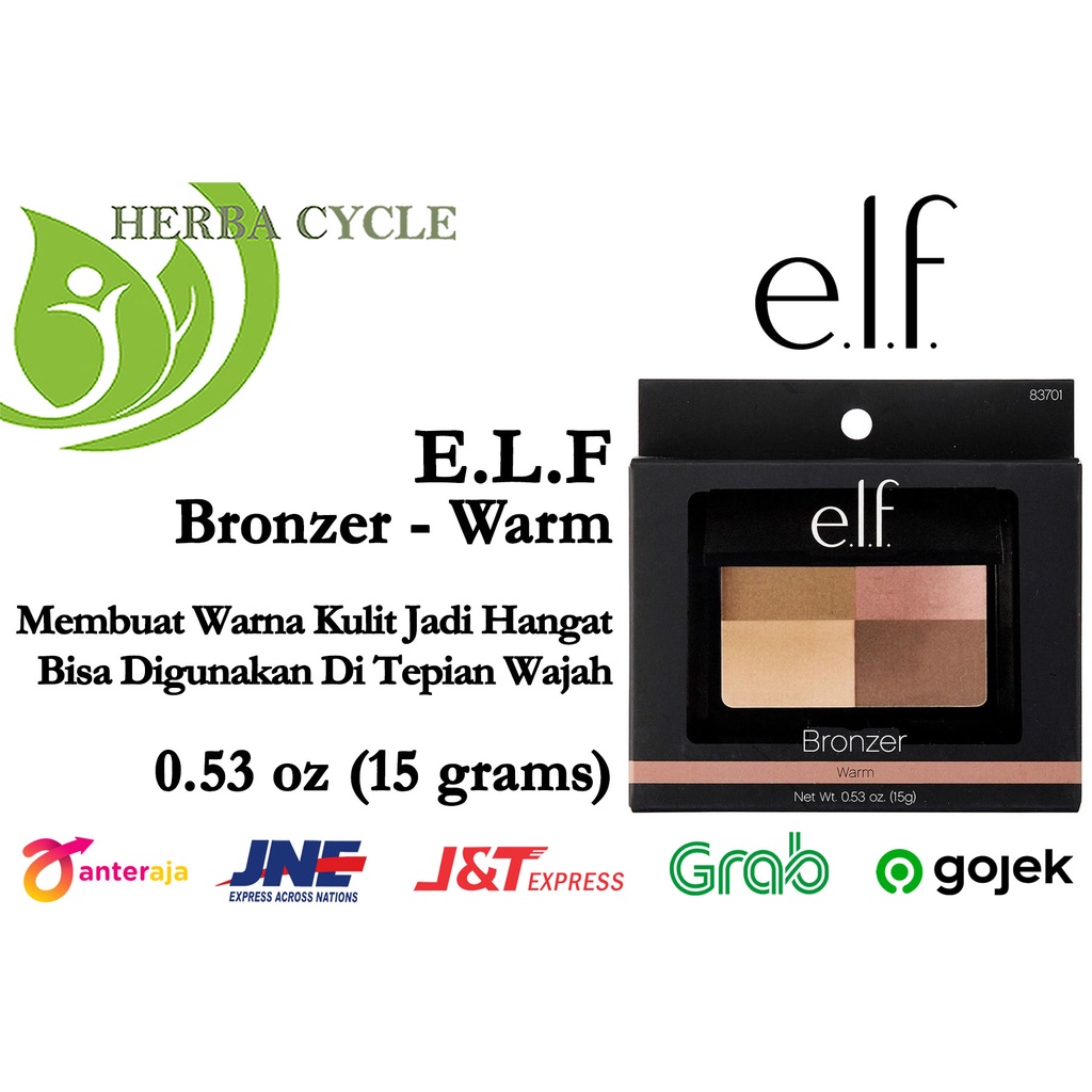 PROMO MURAH ELF Cosmetics Bronzer 4 Shades (15 gr) Bronzer Wajah Pipi ORI USA