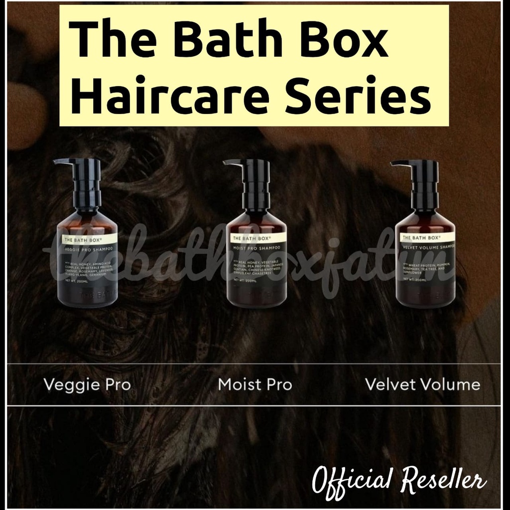 THE BATH BOX Shampoo VeggiePro | Velvet Volume | Mimosa Pro | Moist Pro | Salix Pro | Velvet Balance
