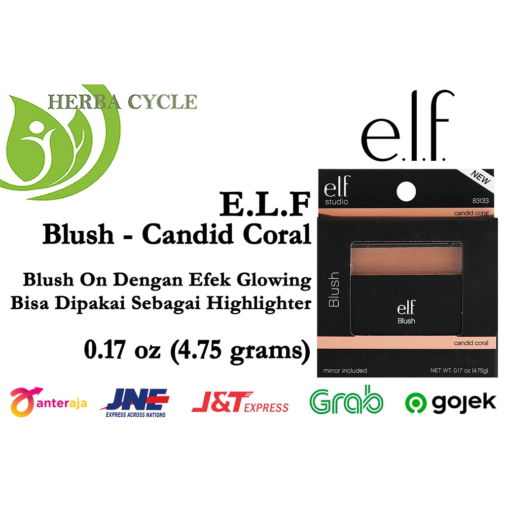 PROMO MURAH ELF Cosmetics Blush On (4.75 gr) Candid Coral Shade ORI USA