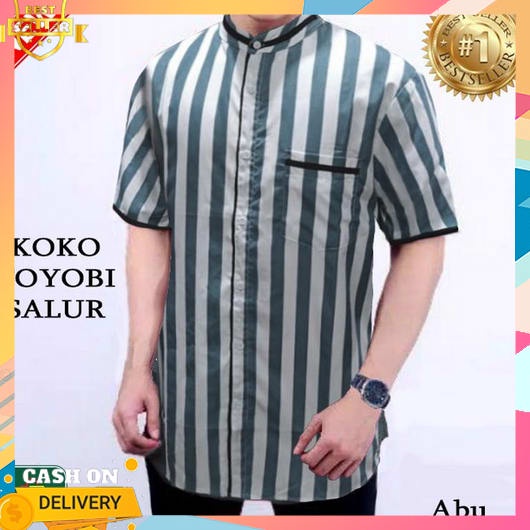 Baju Koko Pria Dewasa 2023 Lengan Pendek Panjang Terbaru Kemko Bahan Katun Cowok Pakaian Lebaran Idu