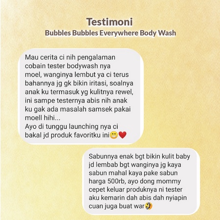 Sabun bayi / Moell banjarbaru banjarmasin / Moell Bubbles Bubbles Everywhere Body Wash 185gr/ Sabun natural organik / SLS free/ Safe for sensitive skin