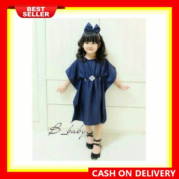 Terbaru Gamis Kaftan Anak Perempuan 6-12 Tahun Bahan Crinkle Airflow Gamis Kaftan Anak Terbaru 2023 