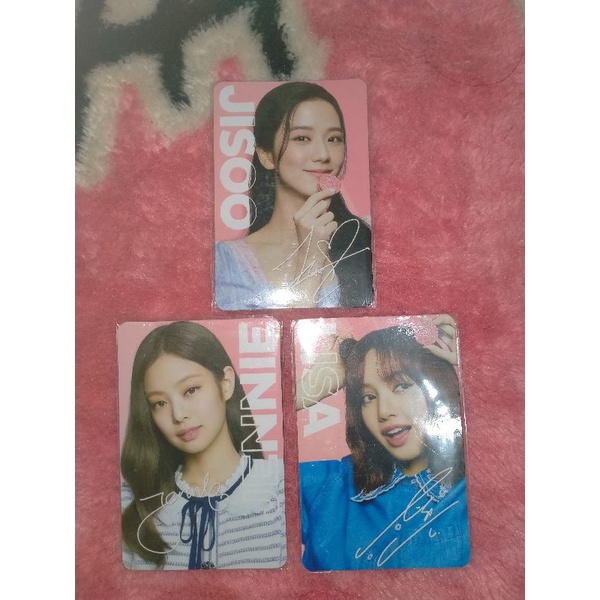 

Pc Oreo Blackpink Jisoo Jennie Lisa Rose grub photocard