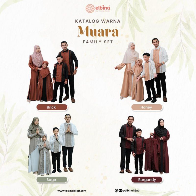 Dress Muara Family Set By Elbina Hijab