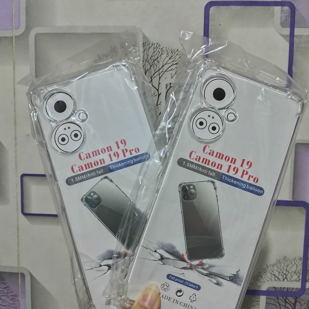 PROMO Soft Case For TECNO CAMON 19 / CAMON 19 PRO Soft Case Clear HD Tpu Transparan Bening Premium