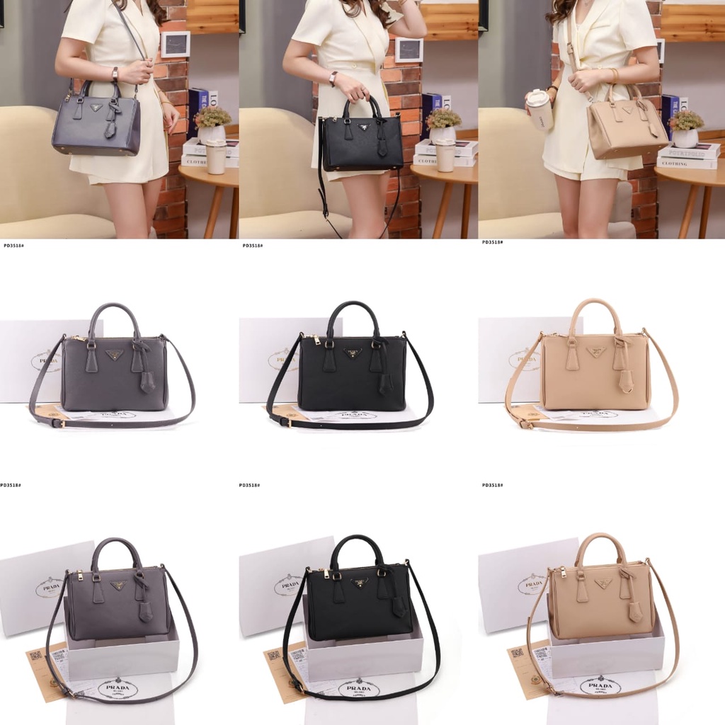 PR Galleria  With Gold Hardware Sling Bag PD3518