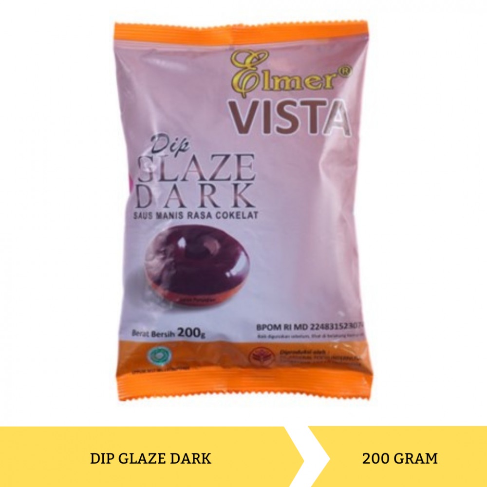 

Elmer Dip Glaze Dark Kemasan 200 gr