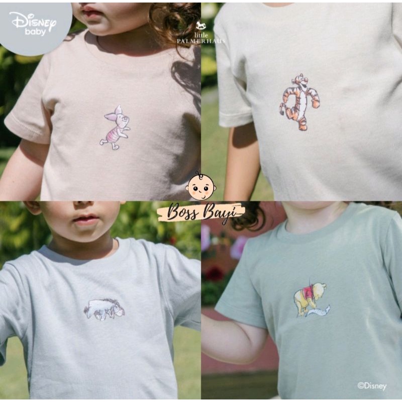 LITTLE PALMERHAUS  - Winnie The Pooh Honey Bee Set / Setelan Anak Baju dan Celana Pendek