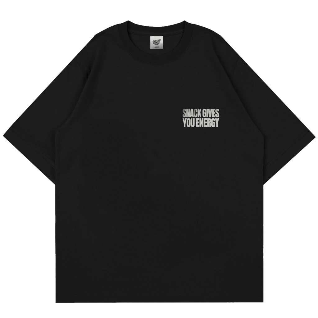 T-shirt | Oversize | Child | Black | Snackingchoices