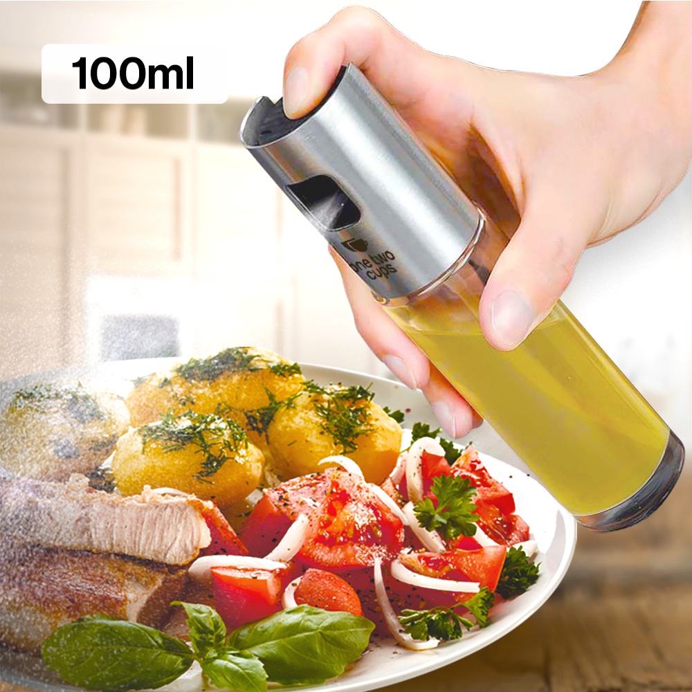 Botol Semprotan Minyak Zaitun Spray Olive Oil BBQ Chinese Food 100ml