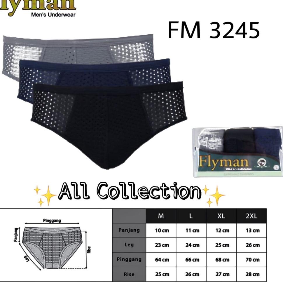 MURAH Flyman Celana Dalam Pria FM 3245
