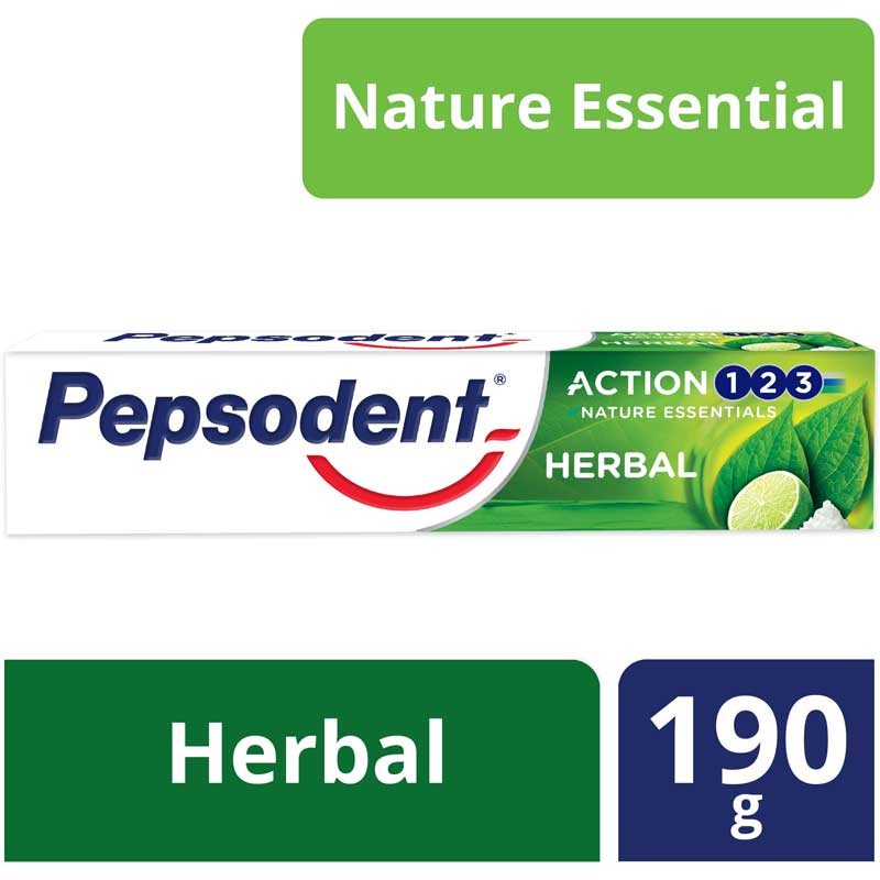 Pepsodent Action 123 Herbal 190gr