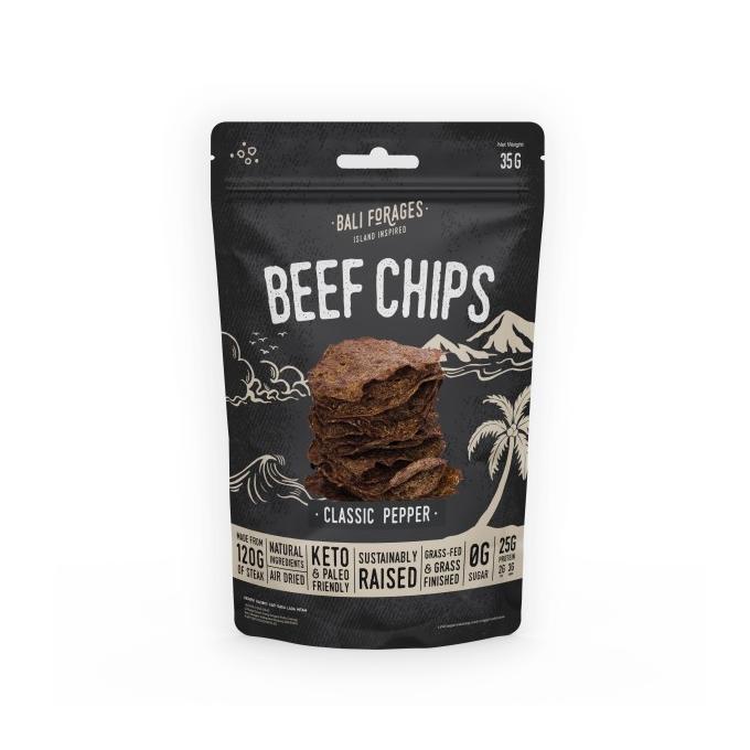 

*:*:*:*:*] Beef Chips Black Pepper Crispy Bali Forages Keripik Daging Sapi Krispi