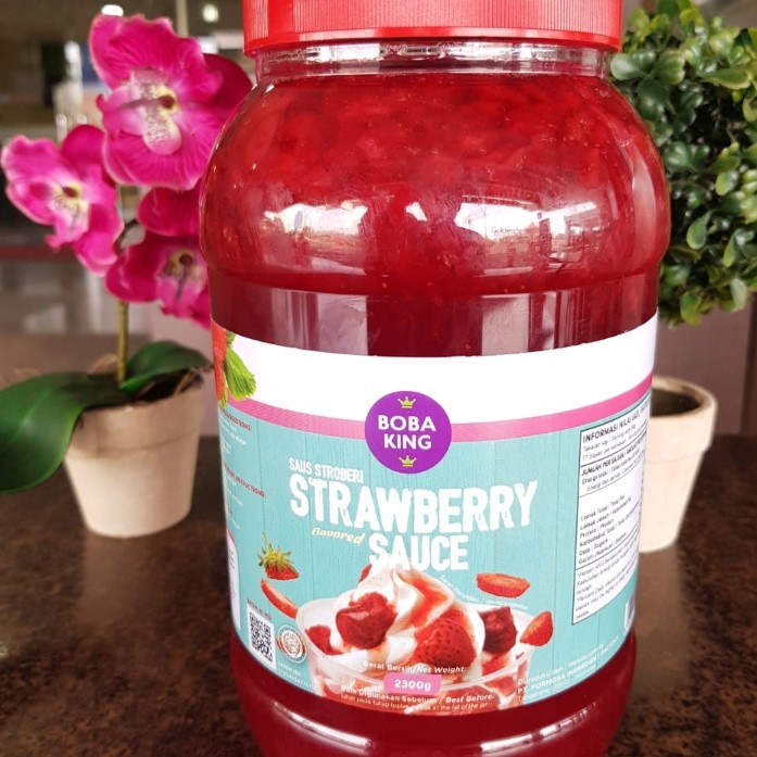 

Bobba King Boba King Strawberry Jam Sauce Selai Buah Stroberry Stroberi Saus Topping Minuman