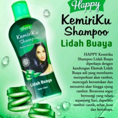 SHAMPO LIDAH BUAYA MURNI MELEMBUTKAN DAN MENGHITAMKAN RAMBUT ISI 100 ML