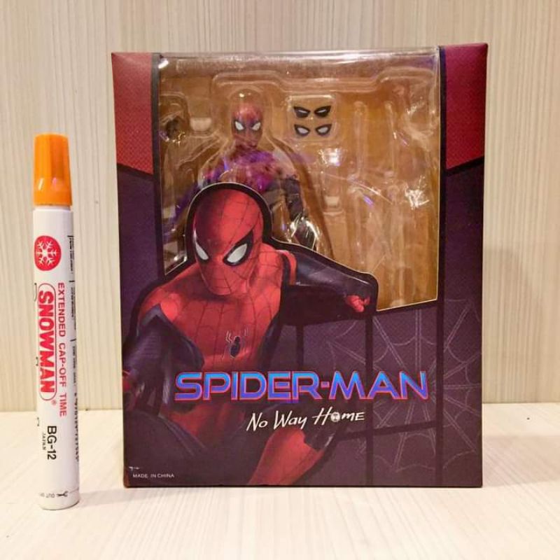 Mainan action figureShf spiderman no way homeshfiguarts recast bandaitinggi sekitar 6 inchFull artik