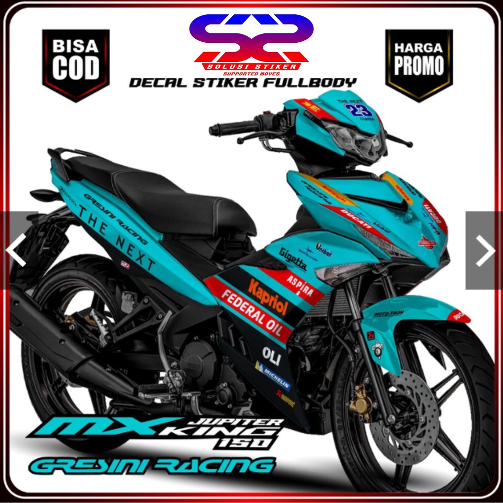 TERBARU Decal Stiker Mx king 150 Motif/Warna Tosca FullBody Decal Mx King 150 Keren Kece FullBody