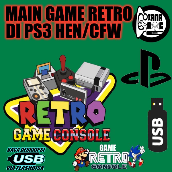 Paket retro game - main game retro di ps3 hen cfw