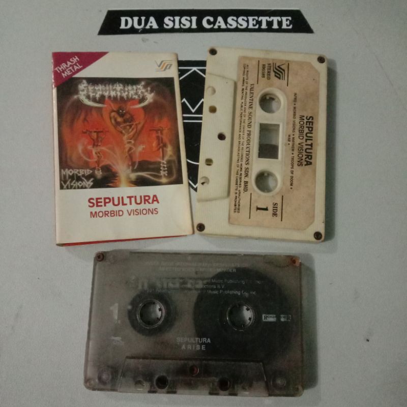 kaset sepultura - morbid vision - arise