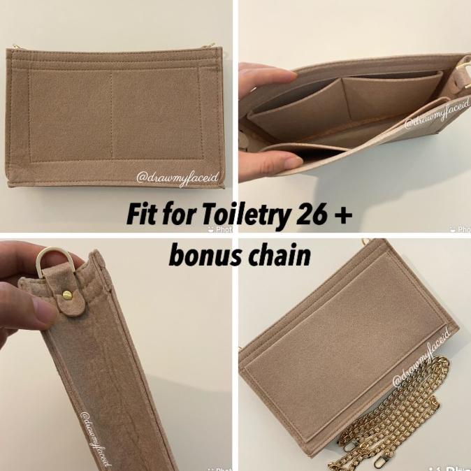 Lv toiletry 26 insert /lv toiletry 26 organizer/ lv toiletry 19 insert ---NEW---