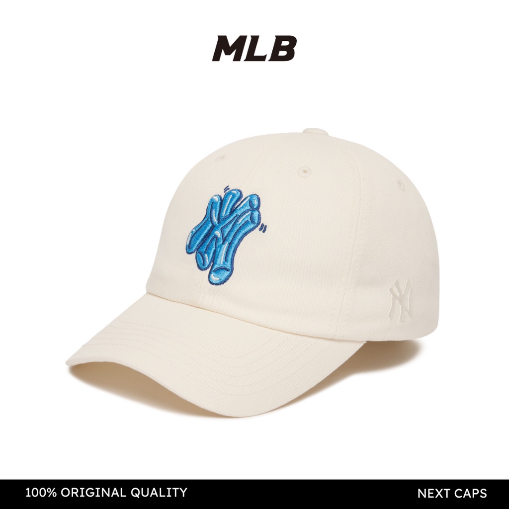 NY Yankees Like Tube Grafitti - Topi Baseball Lengkung Pria Wanita MLB Korea