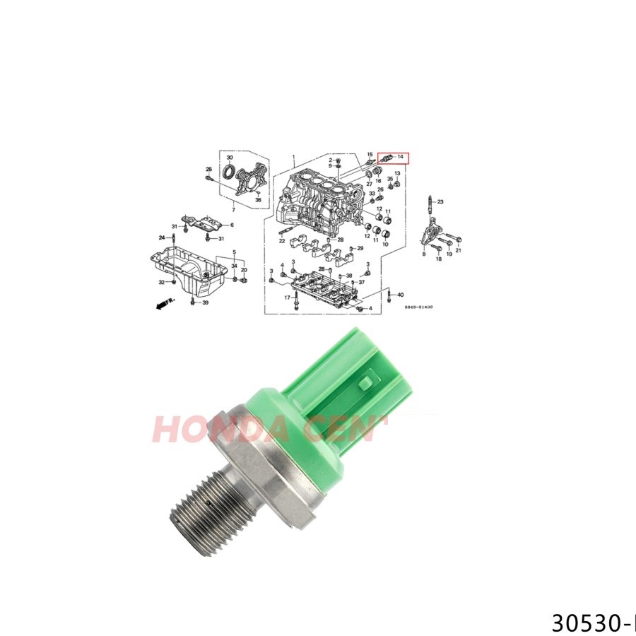Aveiro shop - knock sensor odyssey ra6 2001 2002 2003 f23 knock sensor accord vti 1998 1999 2000 200