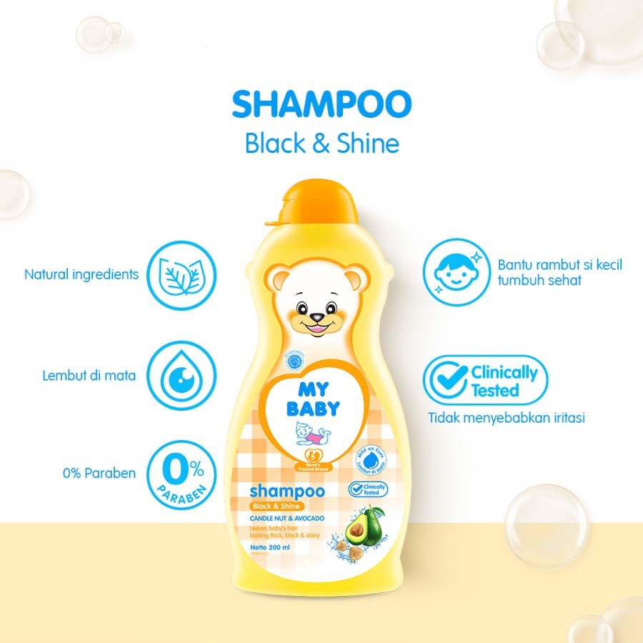 MY BABY Shampoo Black &amp; Shine