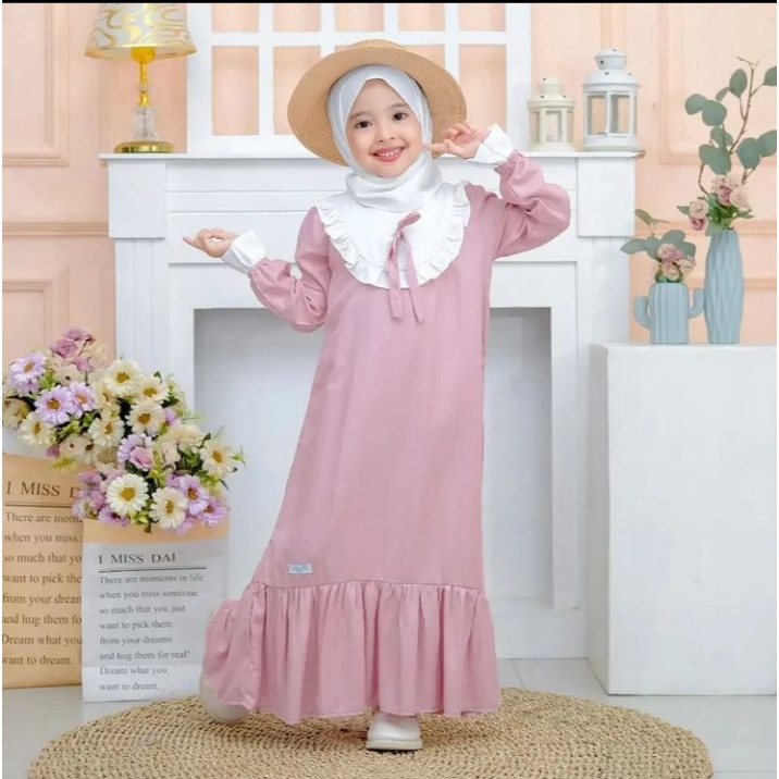 BISA COD GAMIS ANAK DELISA GAMIS MUSLIM ANAK TERBARU