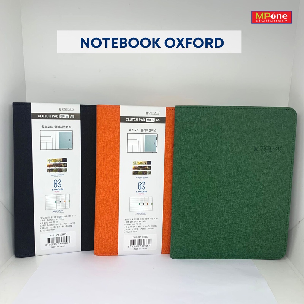 

Notebook Oxford / Buku Agenda Catatan Meeting / Buku Catatan Kerja Notebook