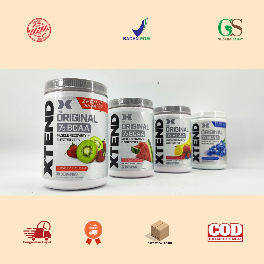 Manado Scivation Xtend Bcaa 30 Serving, Bcaa Powder / Bubuk