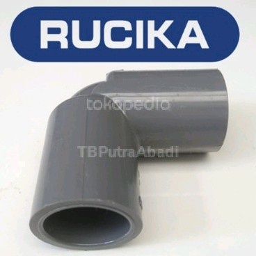 Keni 3/4 Rucika AW Kenie Belokan 3/4 Elbow L Fitting Paralon Knie