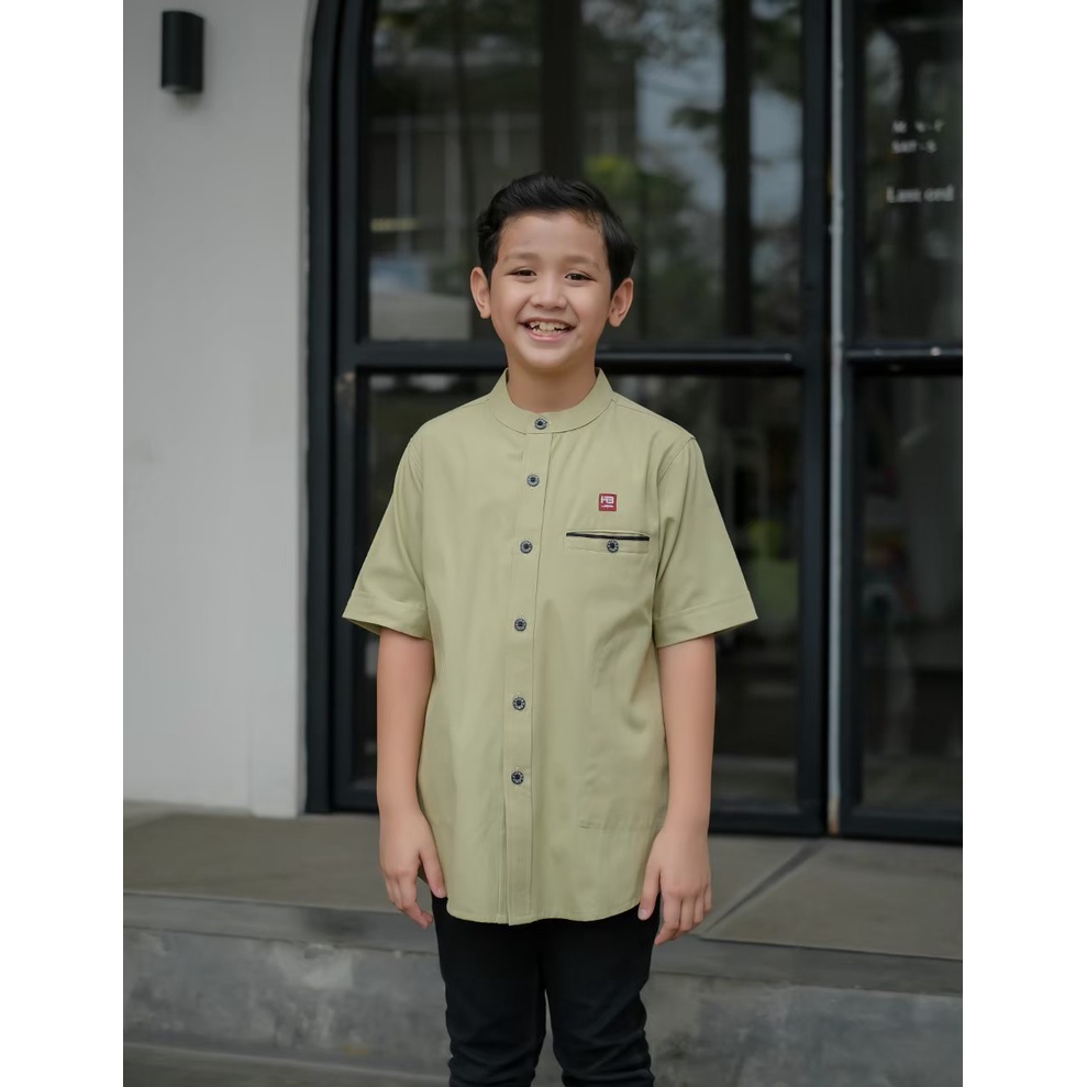 KEMKO KURTA PAKISTAN MODERN ANAK LAKI KEMEJA KOKO QURTA BAJU MUSLIM BOY PREMIUM BUSANA SHALAT LENGAN