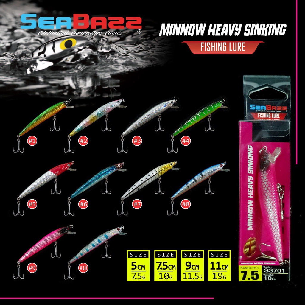 S3701 Minnow Heavy Sinking Lure
