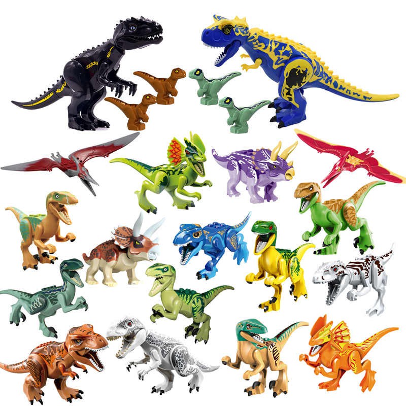 Mainan Anak Lego Block Dinosaurus Karakter 8 vesrsi 77001