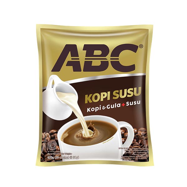 

ABC COFFEE SUSU BAG ISI 20 SACHET X 31 GR - KOPI