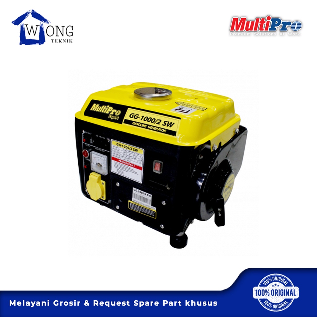 POWER GENERATOR/GENSET MULTIPRO GG-1000/2 SW 750WATT