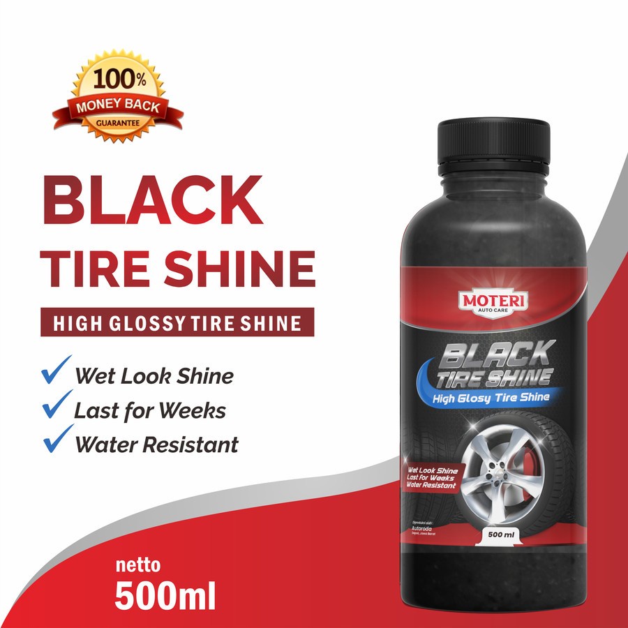 Black Tire Shine 500ml - Pengkilap dan Penghitam Ban Mobil